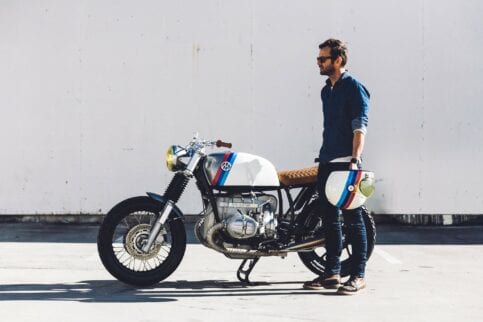 Hugo Eccles from San Francisco's Untitled Motorcycles with a BMW custom