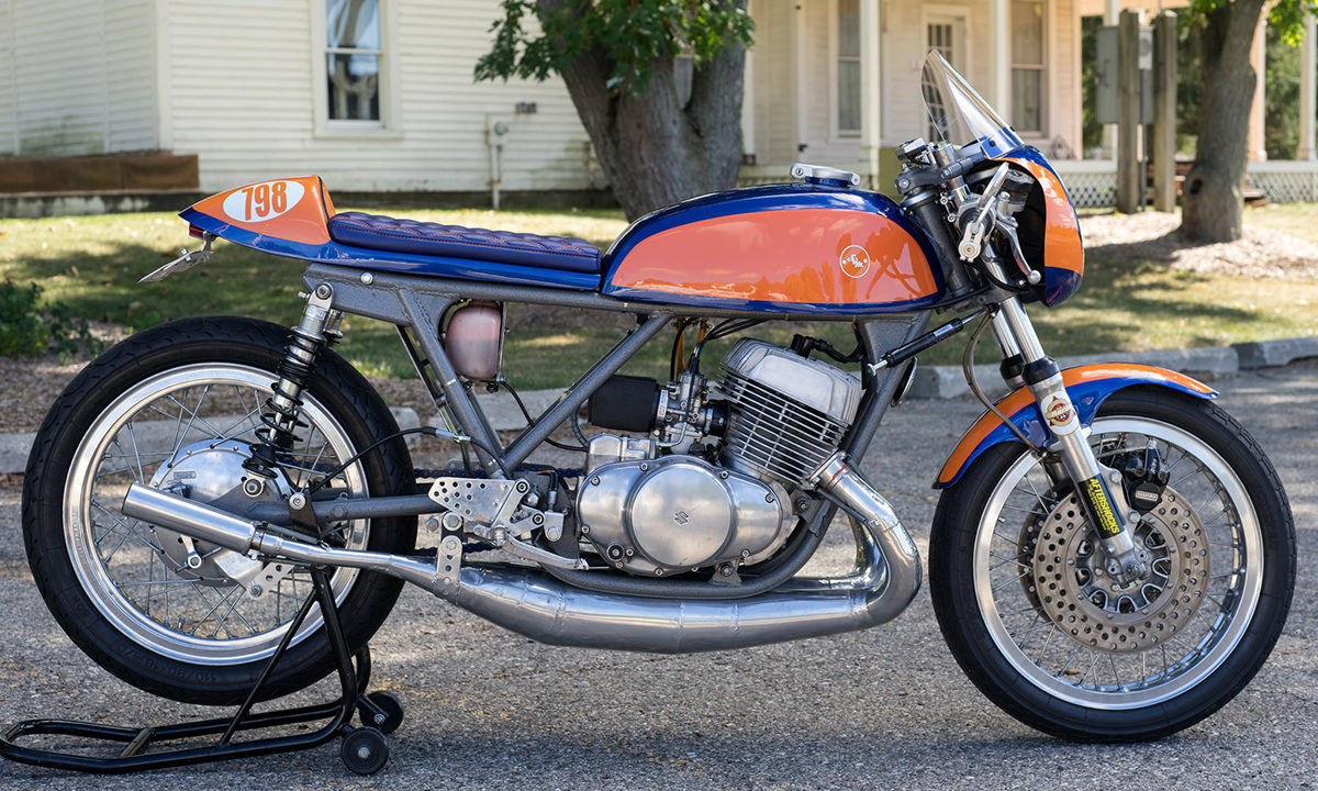 Suzuki T500 cafe racer